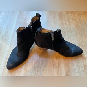 Franco Sarto Black Ankle Booties